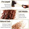 8 Packs Goddess Faux Locs Crochet Hair-30 Inch Boho Soft Locs Crochet Hair for Black Women (1B/30/27#, 30 Inch(Pack of 8)) view 3