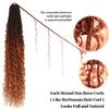 8 Packs Goddess Faux Locs Crochet Hair-30 Inch Boho Soft Locs Crochet Hair for Black Women (1B/30/27#, 30 Inch(Pack of 8)) view 4