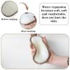 2 Pcs Loofah Sponge Natural Body Scrubber Loofahs for Shower Exfoliator Natural Lufa Bath Scrub Loofa Sponge Pad, Large Lufas for Men and Women Loufa Luffa Beige view 4