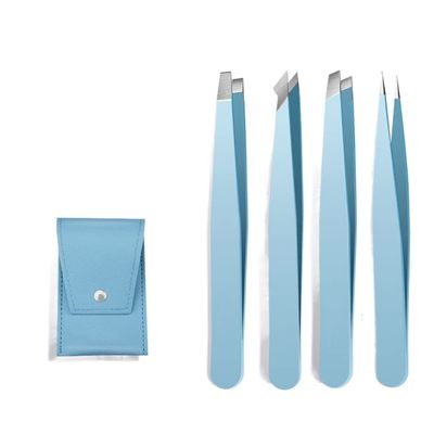 Eyebrow Tweezer Colorful Hair Beauty Hairs Puller Slanted Eye Brow Clips Removal Makeup Tools