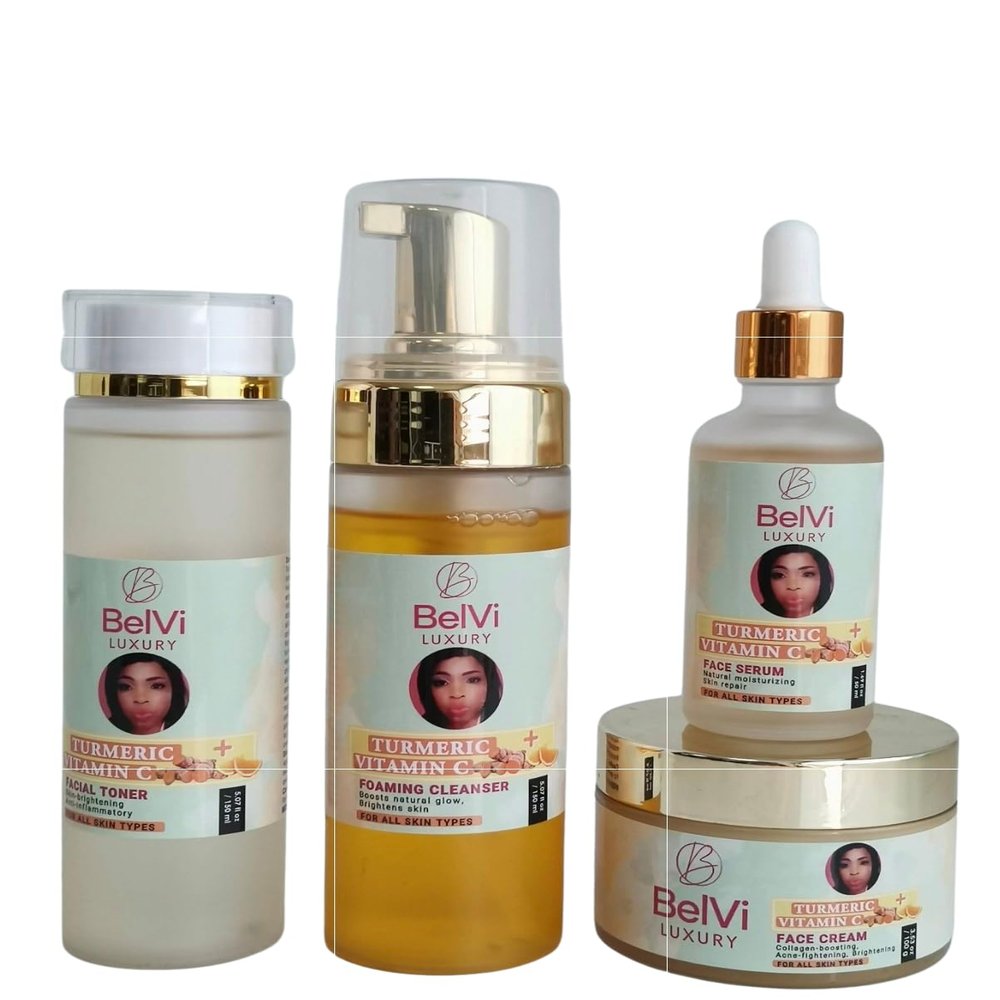 BelVi Luxury  Turmeric + Vitamin C Skincare Set