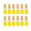 10/15/20/25/30ML Transparent Glass Dropper Bottles with Electroplate Frosted Gold Convex Steps Press Cap with Threaded 20/410 for Essential Oils, Leak Proof Travel Bottles, Set of 12 (15ml) view 1