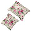 2Pcs Art Flower-770 Pocket Cosmetic Bag for Purses, Waterproof Makeup Bag Cosmetic Pouch, Portable No Zipper Makeup Bag view 1
