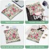 2Pcs Art Flower-770 Pocket Cosmetic Bag for Purses, Waterproof Makeup Bag Cosmetic Pouch, Portable No Zipper Makeup Bag view 4