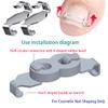 JIUDOUCUOIngrown Toenail correction Kit, Professional Nail Care Tools with Correction Clips and Adhesive PadsFour correction clips can correct two toenails simultaneously view 2