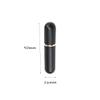 10PCS Nasal Inhaler Tubes for Essential Oils Refillable Nasal Inhaler Tubes Aluminum and Glass (Black) view 2