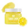 Wild-Oak Candid Lemon Shea Butter Sugar Body Scrub | Collagen & Peptides | Tan Removal | Lightens Dark Area Like Neck & Elbows | Hydrating & Exfoliating Scrub 300ml. view 1