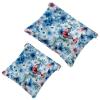 2Pcs Aesthetic Flower-698 Pocket Cosmetic Bag for Purses, Waterproof Makeup Bag Cosmetic Pouch, Portable No Zipper Makeup Bag view 1