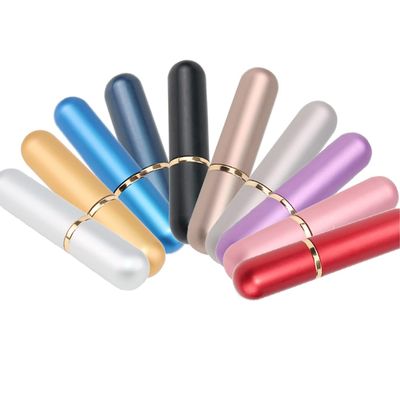 10PCS Nasal Inhaler Tubes for Essential Oils Refillable Nasal Inhaler Tubes Aluminum and Glass (Darkblue)