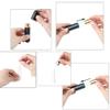 10PCS Nasal Inhaler Tubes for Essential Oils Refillable Nasal Inhaler Tubes Aluminum and Glass (Darkblue) view 4