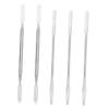 LIFKOME 5pcs Makeup Spatula Manicure Mixing Tool for Eyeshadow Foundation Skin Wax for Professional Salon Home Use Textured Grip for Easy Handling view 1