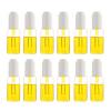 10/15/20/25/30ML Transparent Glass Dropper Bottles with White Concave Steps Press Cap with Threaded 20/410 for Essential Oils, Leak Proof Travel Bottles, Set of 12 (25ml) view 1