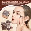 2 Box of 12 Pcs Guoxiaoniu Chocolate Color Quick Makeup Foundation Puff Set, Foundation Sponge Puff Cushion Puff Mini Powder Puff Collection view 4