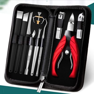 PZHANGZVH Nail Groove Special Nail Clippers Set Toe Nail Scissors Pedicure Knife Olecranon Pliers Household Needle-Nose Pliers Artifact Tool