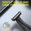Multifunctional Electric Wet & Dry Shaver - Electric Razor for Men, Full Body Washable, USB Rechargeable, 3 Precision Trimmer Heads for Beard, Facial, Body Grooming, Great for Gift (3 in 1) view 3