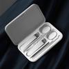 PZHANGZVH 5pcs Stainless Steel Nail Clippers Set Trimmer Pedicure Care Clippers Earpick Nail File Professional Beauty Tools view 1
