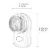 5X Mini Electric Precision Trimmer Beard Shaving Machine Compact Beard Trimmer Face Hair Removal for Camping Travel USB Charging view 2
