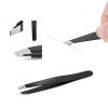 4Pcs/Set Professional Eyebrow Tweezers Eyebrow Hair Removal Clip Makeup Sets view 4