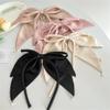 SIDUFHAOPKLL Spring Clip Ribbon Hairpin Satin Cloth Art Versatile Hair Accessories(A) view 3