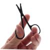 Ipetboom 2pcs Stainless Steel Facial Hair Grooming Scissors for Men and Women Precision Nose Hair Trimming Shears with Rounded Tips Ergonomic Design for Travel view 3