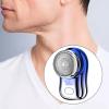 4X Men Face Hair Removal Digital Display Beard Trimmer with Washable Head - Portable USB Charging for Office Travel view 2