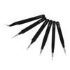 6pcs Stainless Steel Tweezer Set Maintenance Repair Tool Kit Model Making Tool Hand Tool Set view 3