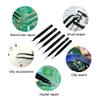 6pcs Stainless Steel Tweezer Set Maintenance Repair Tool Kit Model Making Tool Hand Tool Set view 4