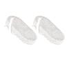 4 Pack Foot Pumice Stones for Men and Women - Portable Callus Remover for Thick Hard Skin - Professional Pedicure Tool with Lanyard view 3