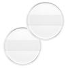 2Pcs Silicone Makeup Sponge, Clear Round Powder Puff Washable Makeup Applicator for Women Girls Non-Absorbent Cosmetic Beauty Sponge for Foundation, Concealer, Cream, Blush, Highlighter view 1