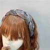SIDUFHAOPKLL Headband Drill strip splicing headband temperament light mature hair accessories(Black) view 3