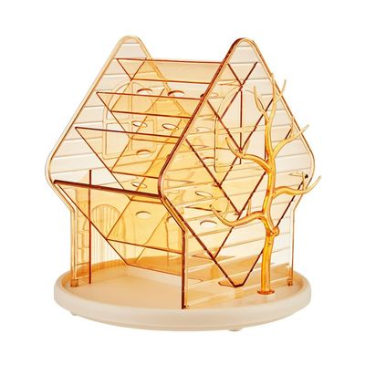60 Degree Rotating Makeup Organizers Stylish Rotating Cosmetic Organizers Storage Rack for Home or Professional Use