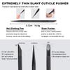 HaimiLiya Cuticle Pusher Cuticle Nipper Set, Russian Pre-Treatment Nail Pushers, Cuticle Remover with 100/180 Grit Sandpaper, 7mm Full Jaw Cuticle Trimmer, Nail Care for Manicure Pedicure Nail Art view 4