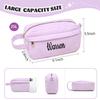 CRSTAFU Personalized Travel Toiletry Bag Embroidered Name,Custom Hanging Cosmetic Bag,Travel Accessories For Women Men (Green) view 2
