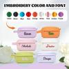 CRSTAFU Personalized Travel Toiletry Bag Embroidered Name,Custom Hanging Cosmetic Bag,Travel Accessories For Women Men (Green) view 4