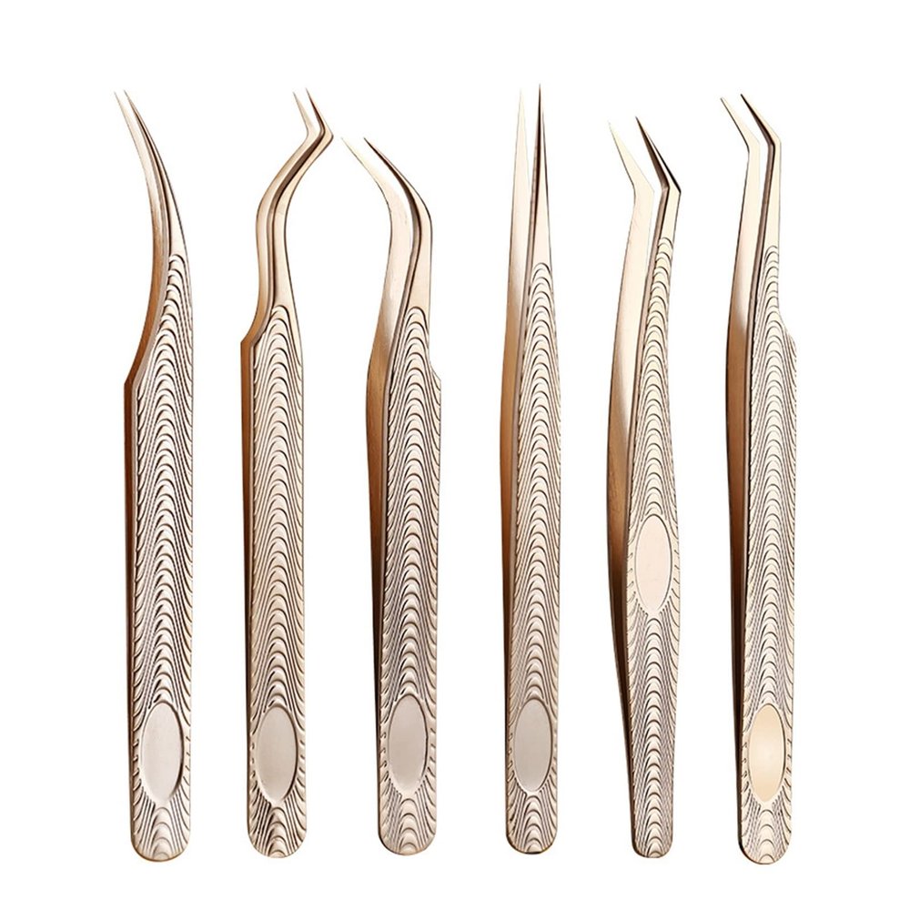 8 Kinds Eyelash Extension Tweezers for Classic Lashes Russian Volume Eyelashes Accept Make(E)