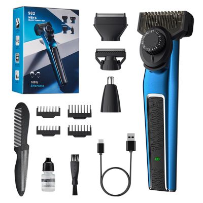KEXIAO Multifunctional Electric Shaver Grooming Device Nose Hair Shaver Electric Shaving Tool Suitable for Wet and Dry Use