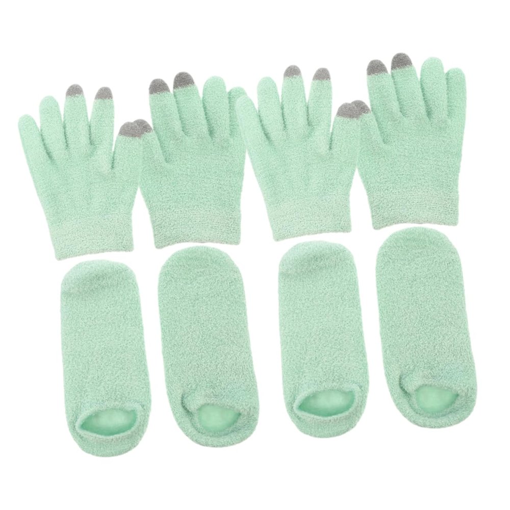 FRCOLOR 2pairs Hydrating Gloves Touchscreen Merino Touch Screen Gloves Moisturizing Socks for Dry Hands Overnight Treatment