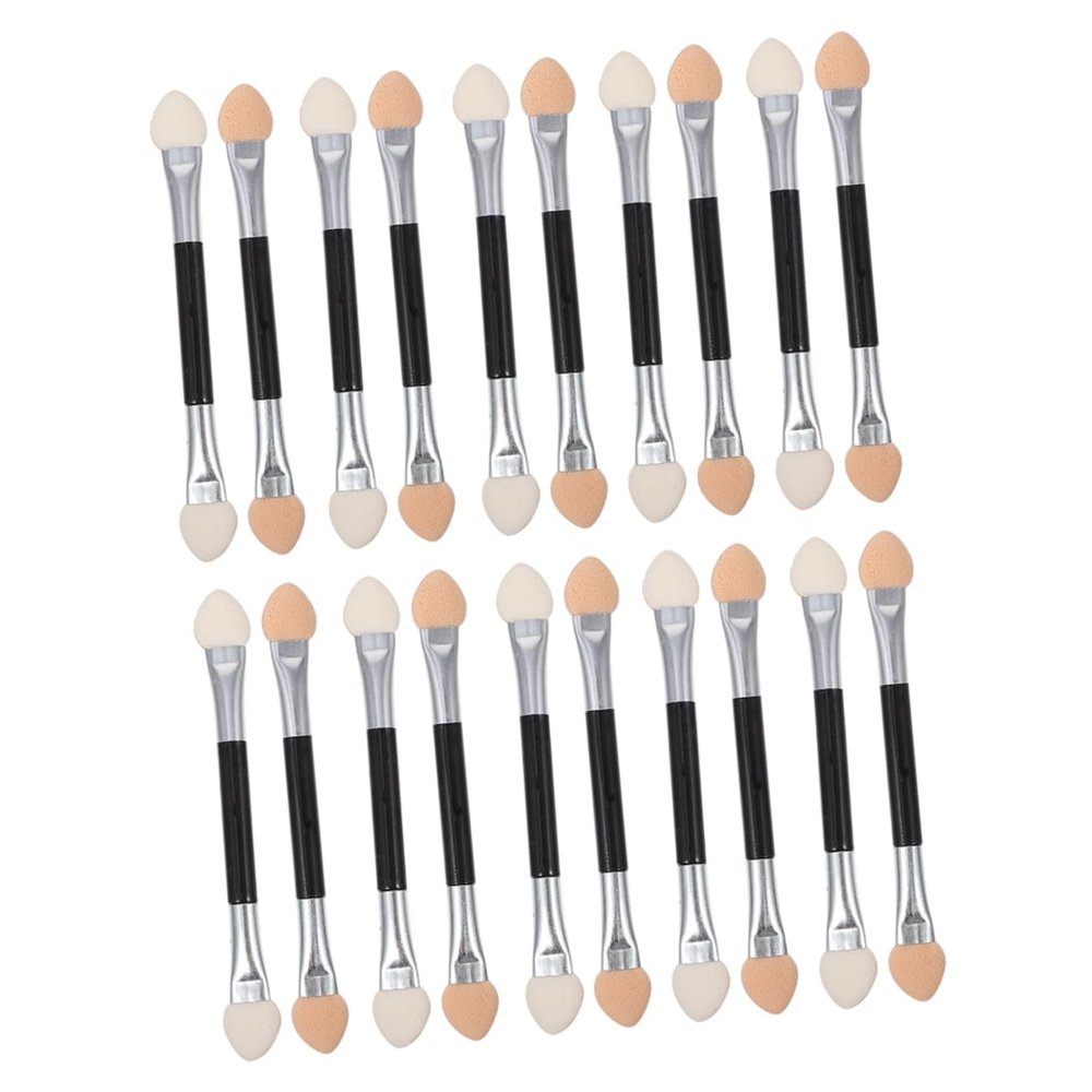 SAFIGLE 30pcs Professional Makeup Eye Shadow Brush Kit Double-ended Latex Eye Shadow Sticks Blending Brush Powder Eyeshadow Applicator Eyeshadow Makeup Accessories Lightweight and Portable