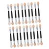 SAFIGLE 30pcs Professional Makeup Eye Shadow Brush Kit Double-ended Latex Eye Shadow Sticks Blending Brush Powder Eyeshadow Applicator Eyeshadow Makeup Accessories Lightweight and Portable view 1