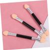 SAFIGLE 30pcs Professional Makeup Eye Shadow Brush Kit Double-ended Latex Eye Shadow Sticks Blending Brush Powder Eyeshadow Applicator Eyeshadow Makeup Accessories Lightweight and Portable view 3