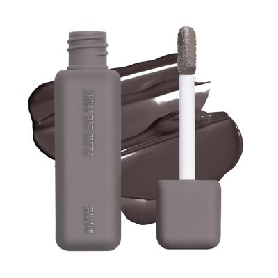 about-face Matte Fluid Eye Paint Hidden Garden  High-Pigment Liquid Eyeshadow, Long-Lasting, No-Budge Matte Finish, Vegan & Cruelty-Free (Deep Greige)