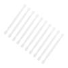ARTSEWPLY 10 Pcs Dual-Head Cuticle Pusher Tool Set for Nail Care Plastic Cuticle Remover and Trimmer for Manicure and Pedicure Nail Art Supplies Gel Polish Remover view 1