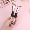 2 Pcs Dual-Ended Foundation Makeup Brushes Two-in-One Flat Concealer Brush Angled Foundation Makeup Application for Buffing Liquid Cream Blending Contour Face Brush view 4