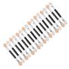 DEARMAMY Dual-Head Eyeshadow Brush Set 30pcs Latex Eyeshadow Applicators Professional Makeup Tools for Women Convenient for Travel and Daily Use view 1