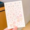 140 pcs Pink Mermaid Face Gems - Glitter Shells Face Rhinestones for Women Girls- Pearls Mermaid Tail Shell Bead Design Self-Adhesive Jewelry for Face Hair Nail Body Party Makeup Decoration view 2