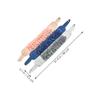 ARTSEWPLY 3pcs Back Shower Scrubber Exfoliating Bath Tool Double-Sided Bathing Accessory Long Handle Portable Bathing Strips view 2