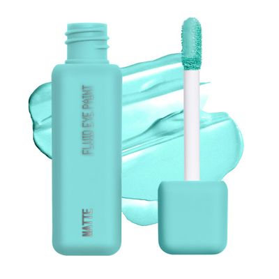 about-face Matte Fluid Eye Paint Replicant High-Pigment Liquid Eyeshadow, Long-Lasting, No-Budge Matte Finish, Vegan & Cruelty-Free (Aqua)