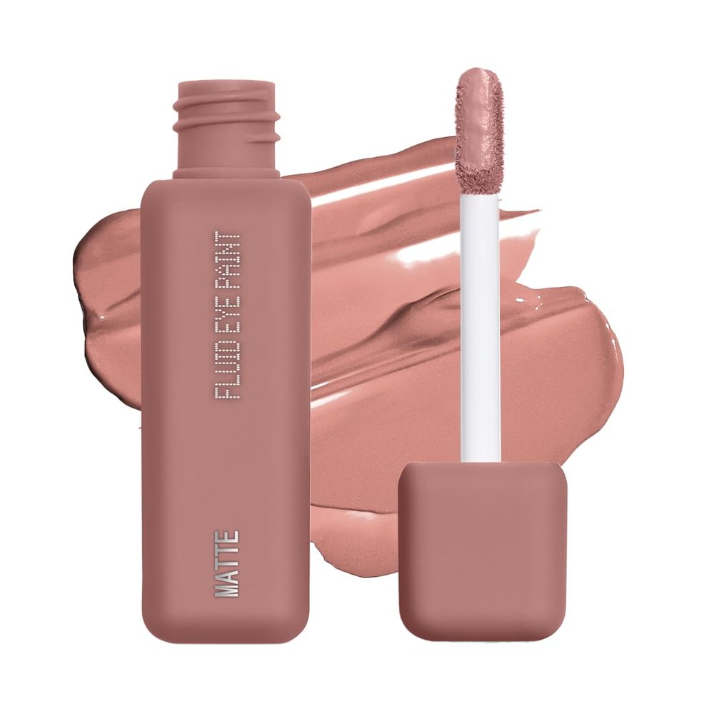 about-face Matte Fluid Eye Paint Capulets High-Pigment Liquid Eyeshadow, Long-Lasting, No-Budge Matte Finish, Vegan & Cruelty-Free (Soft Brown)