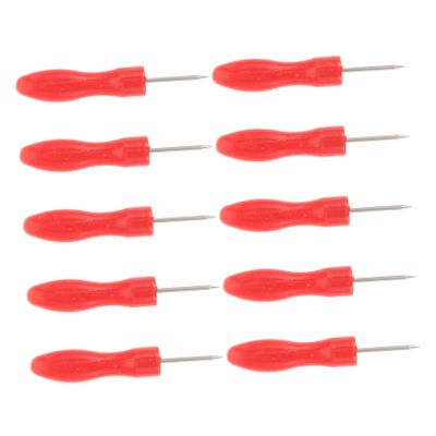 Ipetboom 10pcs Ergonomic Handle Glue Bottle Opening Needle Nozzle Piercing Needles for Lash Glue