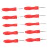 Ipetboom 10pcs Ergonomic Handle Glue Bottle Opening Needle Nozzle Piercing Needles for Lash Glue view 1